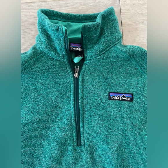 Patagonia better sweater 1/4 zip - green size small - Picture 4 of 8
